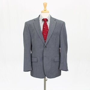 Jos. A. Bank 42S Gray Solid 2-Button Sport Coat Blazer Jacket O773